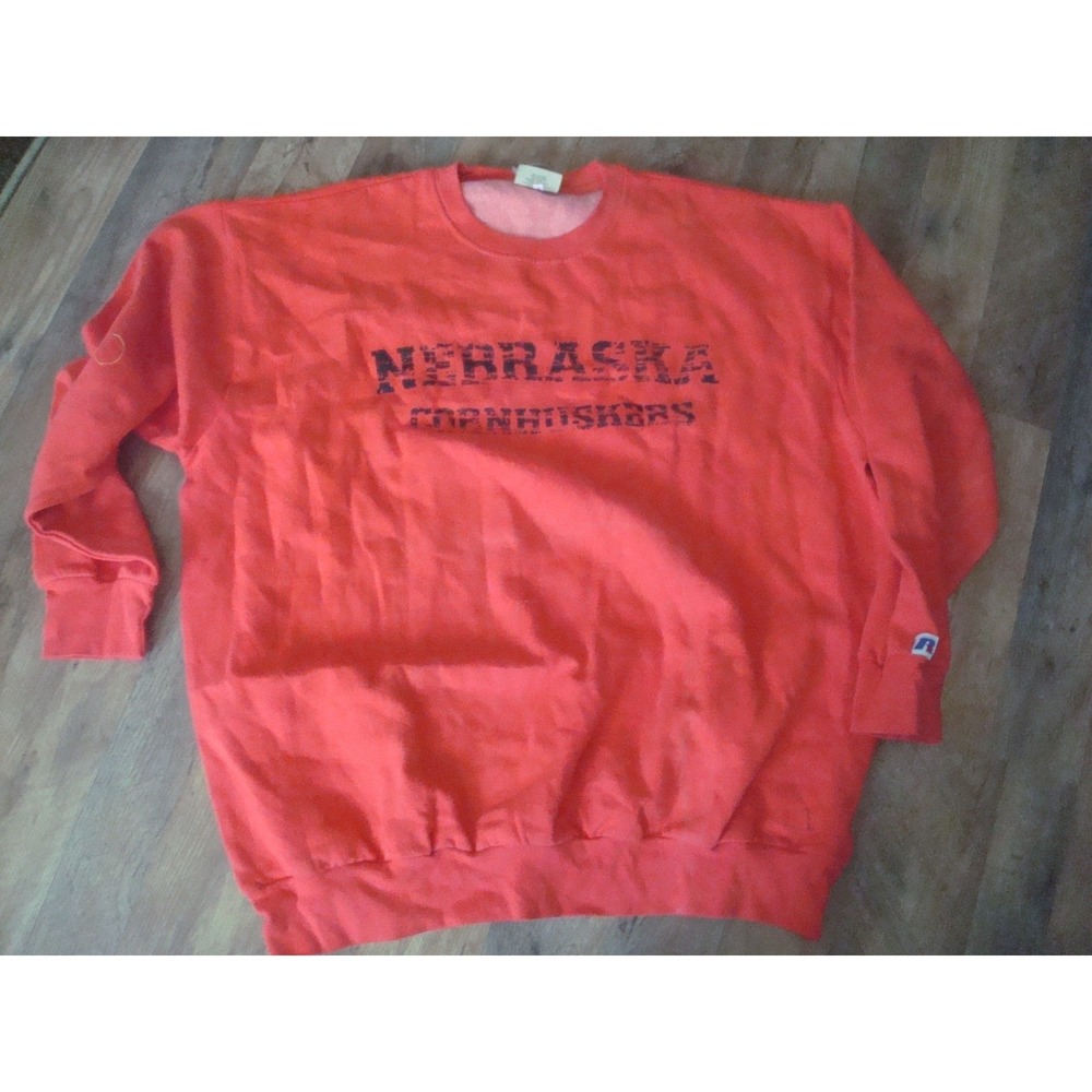 3XL NEBRASKA CORNHUSKERS SWEATSHIRT MENS T-SHIRT SHIRT DEADSTOCK VINTAGE ST1